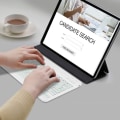 Pikkukuva 7 / 7: Erittäin ohut kannettava langaton näppäimistö, 10" ladattava universal tablettinäppäimistö iPadille/iPhonelle, muu iOS Android Windows Tablet PC Phone, pieni