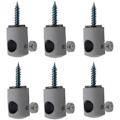Miniatyrbilde 1 av 5: Set med 6 lyskroker for lysekrone, kabelinnfesting desentralisering elektrisk ledningskrok for lysekrone, taklampe, elektrisk kabel, inngang,