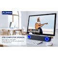 Miniatyrbillede 7 af 11: Computerhøjttalere, USB-drevne PC-højttalere til stationære computere og bærbare computere, med LED-lys, Plug and Play