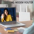 Miniatyrbilde 6 av 8: R311 Pro 4G WiFi-ruter 300 Mbps, støtte for flere enheter, 4G-modemruter, WiFi-hotspot med SIM-kortspor, EU-plugg 100-240V