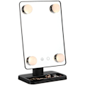 Miniatyrbillede 5 af 7: Hjem LED-belyst makeup-spejl med varmt hvidt og køligt