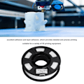 Miniatyrbillede 6 af 8: 3D-printer filament, hvid, 1,75 mm, 8,8 oz nettovægt, 180 til 210 Celsius PLA-filament til 3D-print, genopfyldning, udskiftning