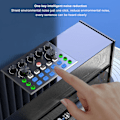 Miniatyrbild 6 av 8: Ljudgränssnitt Bluetooth-högtalare med dubbla högtalare 2,4 GHz DSP-chip Ljudkort Konsolsystem för Gaming Sång