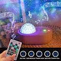Miniatyrbillede 3 af 7: Stjerneprojektor, Natlys Galaxy Projektor Bluetooth Musik Spe