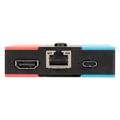 Miniatyrbild 3 av 8: TV Dockningsstation 5 i 1 2USB 45W USB C RJ45 HD Multimedia Interface Gigabit Ethernet Portabel TV Dockningsstation för Switch Röd Blå