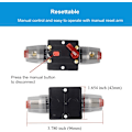 Miniatyrbilde 4 av 7: 30A 40A 50A 60A 80A 100A 150A Audio Kretsbryter Auto Bil Ste