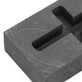 Miniatyrbillede 3 af 8: Grafitstøbeform Korsformet Varmestabilitet Smeltebarrestøbning til Metal 1,77 X 1,38 X 0,39in