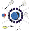 Miniatyrbilde 5 av 6: Tennis Racket Grips Svetteabsorpsjon og sklisikkert grep