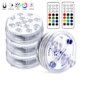 Miniatyrbillede 3 af 5: Undervandslys, IP68, 13 LED-farver (sæt med 4)