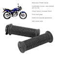 Pikkukuva 8 / 8: 1 Pari 22mm Moottoripyörän Kaasukahva Mukava Istuvuus Skootterille GY6 50cc 80cc 125c 150cc Musta