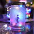 Pikkukuva 3 / 5: Aurinkokenno Mason Jar -valot, 10 pakkausta 20 LED-riippuvan purkin kansivaloa