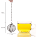 Miniatyrbillede 2 af 7: 2 rustfrie stål te kugler, mesh te infuser filter