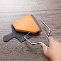 Miniatyrbilde 7 av 7: Ostelyre, ostekutter, rustfrie stålostekuttere med