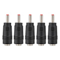 Miniatyrbillede 2 af 2: 5 stk. 5,5 x 2,1 hun til 3,5 x 1,35 mm han DC-adapterkonnektor router-strømomformer
