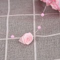 Pikkukuva 5 / 5: Helminauha, helminauha, helminauha, 30M/rulla vaaleanpunainen keinotekoinen helmi lanka helminauha nauha DIY kodin sisustus (vaaleanpunainen)