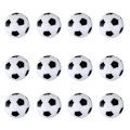 Miniatyrbillede 2 af 2: 12 stk. bordfodboldspil udskiftningssæt mini 36mm fodbolde bolde sæt tilbehør