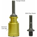 Miniatyrbillede 5 af 5: M13 Han til Hun Gevind og Hun Trekant Adapter 2 Stykker Til Slibemaskine Bor