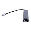 Pikkukuva 3 / 8: Tyyppi C -keskitin 8 porttia, nopea 4K UHD RJ45 -portti, sinkkiseos, plug and play, tyyppi C -telakka PC-kannettavalle puhelimelle