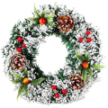 Miniatyrbilde 1 av 5: Håndlaget julekrans i kroneform