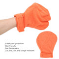 Miniatyrbillede 8 af 8: Sukker Glider Bonding Vante Bid Modstand Små Dyr Bonding Vante til Små Dyr Sukker Glider Pindsvin Orange
