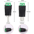 Miniatyrbillede 4 af 5: 20 stk. RCA Phono han/hun lyd/video-stikadapter til AV-skrueklemme (10 stk. han og 10 stk. hun) PAGNE