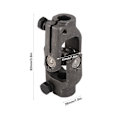 Miniatyrbillede 6 af 8: 22T Dobbelt D Fosfateret Universal Styrebolt U Led 14mm Huldiameter til ATV UTV Go Cart
