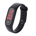 Miniatyrbillede 2 af 8: Smart Digital Watch Armbånd Lysende Elektronisk Ur Fashionabelt Stilfuldt Håndledsur Sort