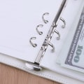 Miniatyrbilde 3 av 7: A6 PU Lær Notatbok Binder Påfyllbar 6 Ring Binder for A6