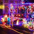 Miniatyrbild 5 av 6: Repljus, 33ft 100 Led RGB Färgförändrande Utomhus Vattentät