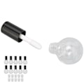 Miniatyrbild 5 av 10: 10 st 5 ml tomma läppglansrör behållare söt bolltyp plast påfyllningsbar DIY läppglansflaska