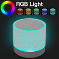 Pikkukuva 6 / 7: Kannettava langaton mini Bluetooth-kaiutin, AI Super Bass Stereo ladattava kaiutin LED-valoilla