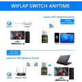 Miniatyrbillede 5 af 7: USB WiFi Bluetooth-adapter, trådløs netværks ekstern modtager