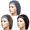 Miniatyrbilde 1 av 8: 3 stk Mesh Hårnett Mykt Rayon Strikket Snood Hodeplagg Soving