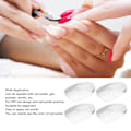 Miniatyrbild 8 av 8: 50 st nagellacksfärgkort i klart glas, nagelkonstfärgdisplaytips för DIY-manikyr och salong