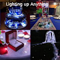 Miniatyrbild 8 av 8: 100 st Flerfärgade LED-ballonglampor, Flash Round Mini Tiny Led