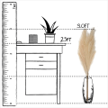 Miniatyrbilde 2 av 4: Kunstig Pampasgress, stort, stort, stort, fluffy,
