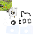 Miniatyrbild 1 av 8: Aluminium Förgasarkit för Motorsågar STIHL MS180 170, Premiummaterial Säkerställer Maximal Hållbarhet, Perfekt Matchning för Omfattande Reparation, Enkel