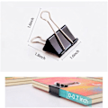 Miniatyrbillede 4 af 6: Store Binder Clips 1,6 tommer (24 pakke), Store Papirklemmer til