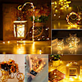 Miniatyrbilde 7 av 7: Eventyrlige lyslenker, 6-pakning 7ft 20 LED stjernelys CR2032 Batt