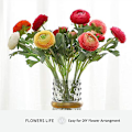 Miniatyrbillede 6 af 7: 10 stk. kunstige blomster to-hovedede ranunkler