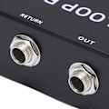 Miniatyrbild 8 av 8: Gitarr Loop-effektpedal Metall Svart Mini Pedal True Bypass Kanalval för Elektrisk Bas