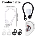 Miniatyrbillede 4 af 8: 4 par ørekroge mod tab - kompatibel med AirPods 3&2&1&Pro