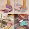 Miniatyrbillede 4 af 6: Mikrofiber Rengøringsklud - 12 Pak Køkkenhåndklæder -