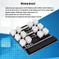 Miniatyrbillede 7 af 8: PSU-kort Sort PCB Plastmateriale 12 ATX 2x3 Pin Udgang LED Spændingsdisplay Strømstik