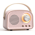 Miniatyrbild 1 av 5: Retro Bluetooth-högtalare, trådlös vintage-högtalare, utomhus