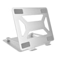 Miniatyrbild 2 av 7: Ergonomiskt Laptopställ, Justerbar Höjd för Skrivbord, Silverfärgat Hopfällbart Notebook-stöd, Perfekt för 10-17 Tums Laptops, Förbättrar Hållningen och