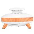 Miniatyrbilde 2 av 6: UFO-formet Elektrisk LED UV-lys Myggdreper Fluer Insektfelle Lampe Bug Zapper (Hvit)