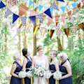 Pikkukuva 6 / 6: 4Set Hot Gold Triangle Flag Pennant Banner Bunting Party