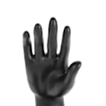Miniatyrbillede 4 af 6: Resin Mannequin Hånd Finger Smykker Ring Armbånd Display Holder Stativ (Resin Sort)