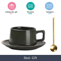 Miniatyrbild 5 av 5: 220 ml keramisk kaffekopp set, lattekopp, enkel handtvättad kaffekopp i keramik.